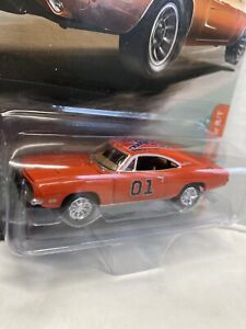 General Lee car with the Original Georgia Style Decals on It 1:64 diecast car