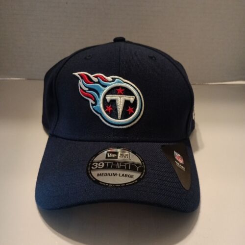 New ListingNew Era 39thirty Tennessee Titans On Field Stretch Fit Size M-L Fitted Hat Navy