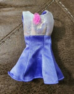 Vintage Barbie Doll or Other Barbie Size Purple Dress CB3