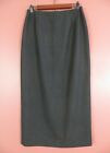 SK18454- w/ Defect JONES NEW YORK Women Wool Thin Flannel Long Pencil Skirt 10