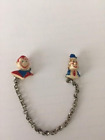 SALE 1950's VINTAGE HOWDY DOODY & PHINEUS T. BLUSTER  PIN WITH ORIGINAL CASE