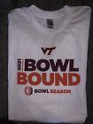 New Virginia Tech Hokies Football 2021 Bowl Bound Team Issued Shirt XXL