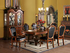 NEW Traditional Cherry Brown Finish 7 pieces Dining Room Table Chairs Set IAC9