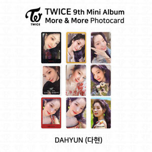 TWICE 9th Mini Album More And More Official Photocard Dahyun K-POP KPOP