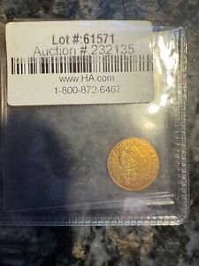 1732 Spain Gold Ferdinand VII 1/2 Escudo Coin
