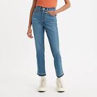Levi's Women's High-Rise Wedgie Straight Cropped Jeans - Turned On Me 30
