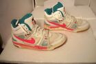 Vtg 1990 Nike Air Digs Women Sz 8 Volleyball Shoes Neon Pink Green White Restore