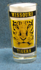 1985 Mizzou Tigers Drink Glass University of Missouri Schedule on Glass MFA Oil