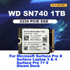 NEW WD 1TB M.2 2230 SSD NVMe PCIe4x4 SN740 For Steam Deck ASUS ROG Dell Laptop