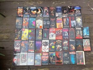 New ListingHorror VHS Movie Lot Of  52 Movies 80s/90s Horror Rare Vintage Classic VHS Tapes