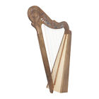 Roosebeck 22-String Walnut Parisian Harp w/ Full Chelby Levers