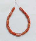 100%Natural Italian Coral Beads Loose Gemstone Mediterranean Sea Red Coral Beads