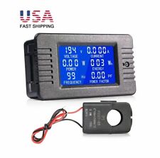 100A AC Meter Ammeter Volt Energy Voltage Power LCD Display Monitor Panel