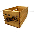 Tons of Snickers CD DVD Wood Storage Box Crate Planter Book Holder