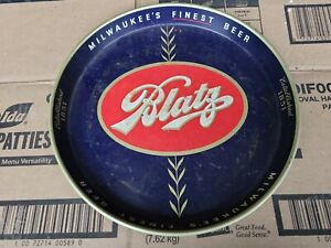 1940s BLATZ  Milwaukee's Finest Beer 11 3/4 inch Bar Tray