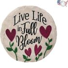 New ListingLife in Full Bloom Decorative Stepping Stone - Functional Indoor/Outdoor Artwork