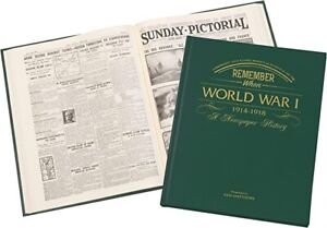 World War 1 Personalised Book - Historic Newspapers - WW1 Commemorative Gift