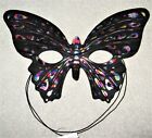 TWO IRIDESCENT BUTTERFLY MASKS COSTUME COSPLAY MASQUERADE PARTY - NWT