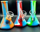 5 Inch 4 PIECE Unbreakable Silicone Bong Detachable Water Pipe + SCREENS!