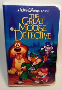 Walt Disney BLACK DIAMOND Classics VHS The Great Mouse Detective