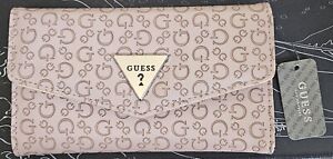 Guess Lathan Trifold Wallet NWT Dusty Mauve