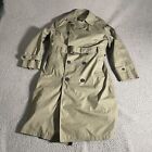 Military DSCP Valor Collection Coat 36 R All Weather Trench Coat Khaki Distress