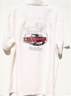 Nat Nast Limited Edition silk shirt M ss Retro Hotrod theme rare nwt $175 (*)