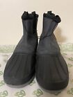 Eddie Bauer Size 12 Mens Dark Grey Paisley Waterproof #287978 Winter Boots