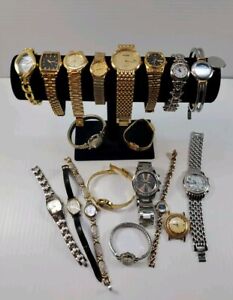 Wristwatch Lot Of 19 Waltham Movado Timex Gruen Movado