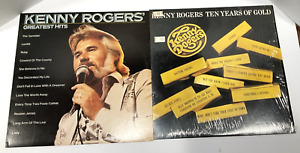 New ListingKenny Rogers Greatest Hits 1980 Records Vinyl LP & 1977 Ten Years Of Gold Lot