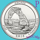 2014-P ARCHES NATIONAL PARK (UTAH) QUARTER UNCIRCULATED FROM US MINT