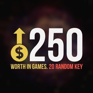 x20 Steam Key Premium Games (+$250) Video Delivery Fast [Region-Free]