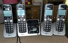 AT&T BL102-4 DECT 6.0 4-Handset Cordless Phone for Home with Answering Machine