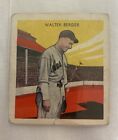 Walter Wally Berger 1933 Tattoo Orbit Chewing Gum Baseball Card Boston Braves