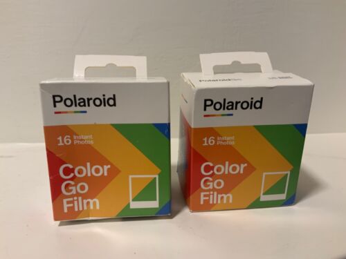 2 Pack - Polaroid Go Mini Color  Film Double Pack (32 Photos) Exp 09/22