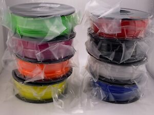 SUNLU 250Gx8 3D Printing Filament PLA 1.75mm, Multicolor, 8 Roll