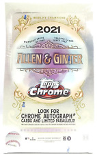 2021 Topps Allen & Ginter Chrome SEALED HOBBY BOX