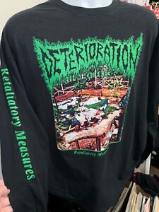 Deterioration longsleeve shirt XL Official Rare OOP Grindcore Death Metal