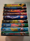 Disney Lot of (19) Black Diamond & Masterpiece VHS Movies, Beauty & The Beast