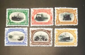 US Stamps SC #294-299 1901 Pan American Expo Replica Stamp Set of 6