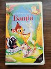 Bambi (VHS, 1997, Black Diamond Edition) UNTESTED!!!!