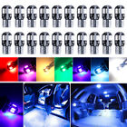 20 x T10 LED 194 168 W5W Interior Map Dome Trunk License Plate Light Bulbs 2886X