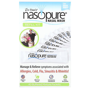 Nasopure Nasal Wash System Refill Kit 1 Kit BPA-Free