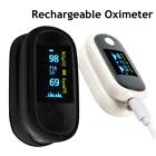 Finger Tip Pulse Oximeter Rechargeable SpO2 Heart Rate Blood Oxygen OLED Monitor