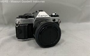 Canon AE-1 Program 35mm Film Camera With Lens AS IS