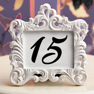 Wedding Table Numbers 1-10,15, 20, or 25 Custom Centerpiece Vinyl Sticker Decals