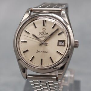 Omega Seamaster Cal.1011 Overhaul Vintage 1972 Date Automatic Mens Watch Auth