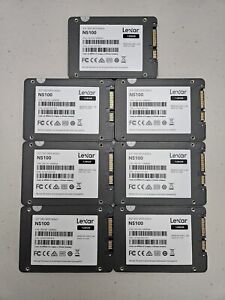 Lot Of 7, Lexar NS100 128GB 2.5” SATA III Internal SSD