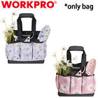 WORKPRO Pink/White Garden Tool Bag Heavy Duty Oxford Garden Tool Storage Bag NEW