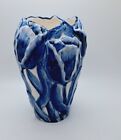 Blue Tulips Flower Vase made in The Philippines